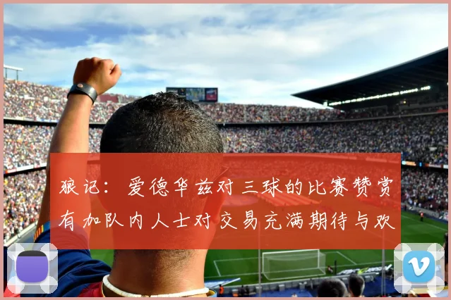 狼记：爱德华兹对三球的比赛赞赏有加队内人士对交易充满期待与欢欣